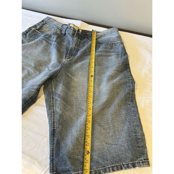 Vintage Rocawear‎ Blue Denim Shorts Mens Size 40 Y2K Baggy Embroidered Oversized - Picture 13 of 13